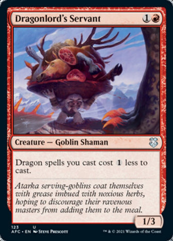 Dragonlord's Servant [Dungeons & Dragons: Adventures in the Forgotten Realms Commander] - The Mythic Store | 24h Order Processing