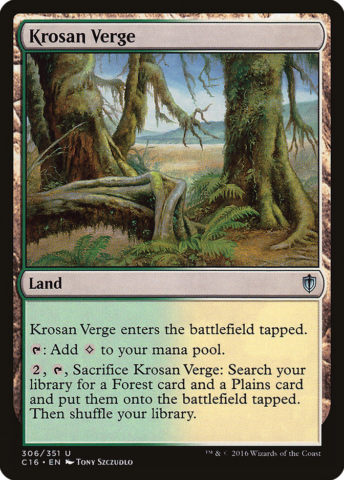 Krosan Verge [Commander 2016] - The Mythic Store | 24h Order Processing