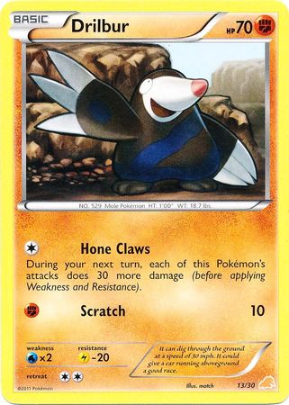 Drilbur (13/30) [Black & White: Trainer Kit - Excadrill] - The Mythic Store | 24h Order Processing