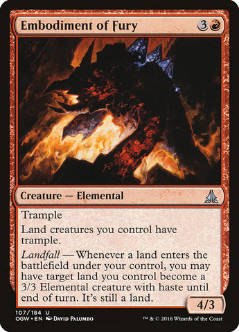 Embodiment of Fury [Oath of the Gatewatch] - The Mythic Store | 24h Order Processing