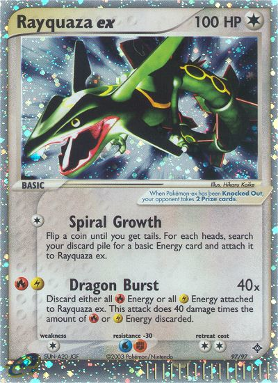 Rayquaza ex (97/97) [EX: Dragon] - The Mythic Store | 24h Order Processing