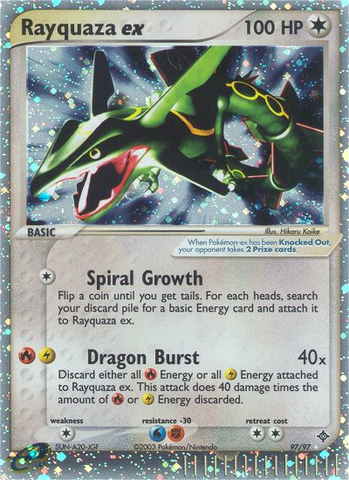Rayquaza ex (97/97) [EX: Dragon] - The Mythic Store | 24h Order Processing
