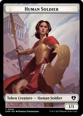 Human Soldier Token [Commander Masters Tokens] - The Mythic Store | 24h Order Processing
