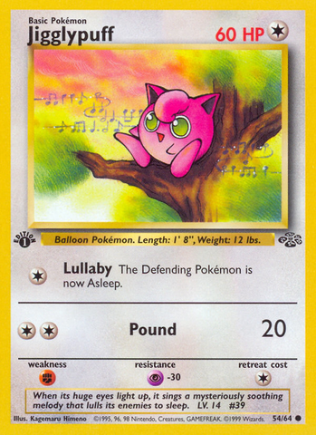 Jigglypuff (54/64) [Jungle 1st Edition] - The Mythic Store | 24h Order Processing