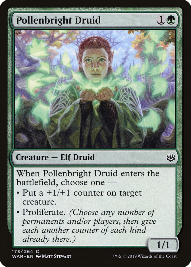 Pollenbright Druid [War of the Spark] - The Mythic Store | 24h Order Processing
