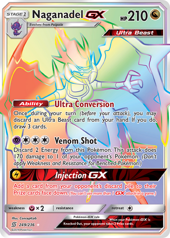 Naganadel GX (249/236) [Sun & Moon: Unified Minds] - The Mythic Store | 24h Order Processing