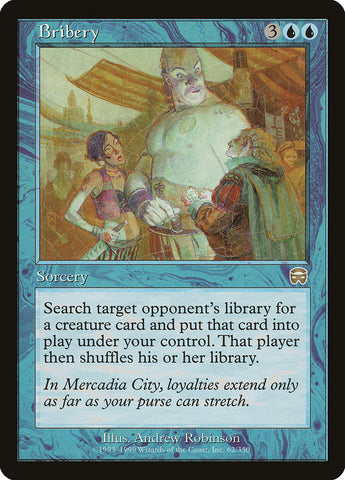 Bribery [Mercadian Masques] - The Mythic Store | 24h Order Processing