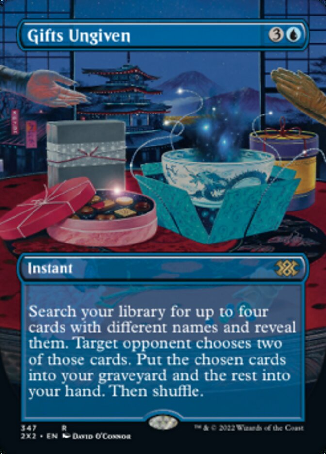 Gifts Ungiven (Borderless Alternate Art) [Double Masters 2022] - The Mythic Store | 24h Order Processing