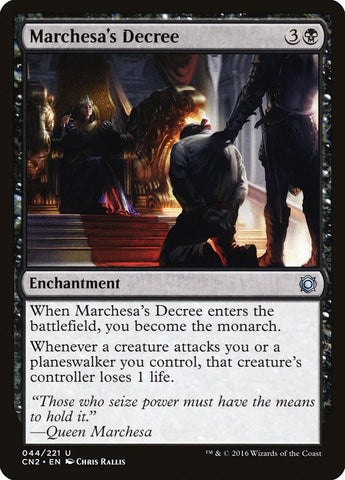 Marchesa's Decree [Conspiracy: Take the Crown] - The Mythic Store | 24h Order Processing