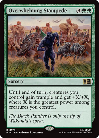Overwhelming Stampede [Marvel Super Heroes Commander] - The Mythic Store | 24h Order Processing