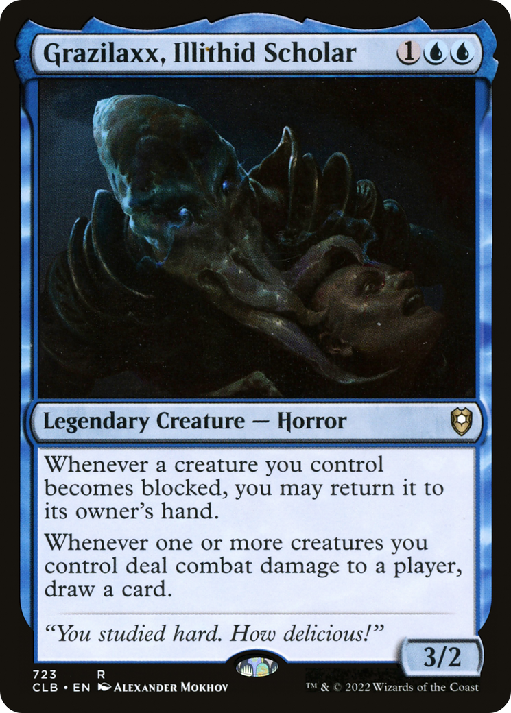 Grazilaxx, Illithid Scholar [Commander Legends: Battle for Baldur's Gate] - The Mythic Store | 24h Order Processing