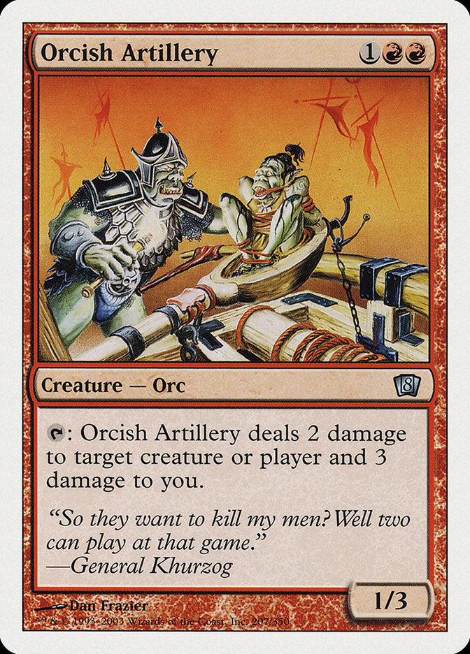 Orcish Artillery [Eighth Edition] - The Mythic Store | 24h Order Processing