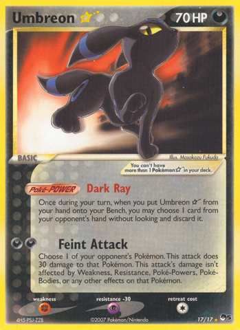 Umbreon Star (17/17) [POP Series 5] - The Mythic Store | 24h Order Processing