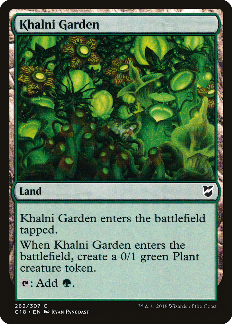 Khalni Garden [Commander 2018] - The Mythic Store | 24h Order Processing