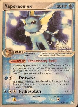 Vaporeon ex (110/113) (Flyvees - Jun Hasebe) [World Championships 2007] - The Mythic Store | 24h Order Processing