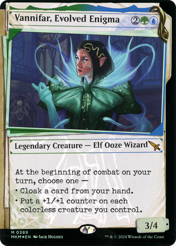 Vannifar, Evolved Enigma (Showcase) (Invisible Ink) [Murders at Karlov Manor] - The Mythic Store | 24h Order Processing