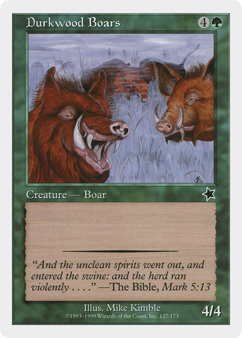 Durkwood Boars [Starter 1999] - The Mythic Store | 24h Order Processing