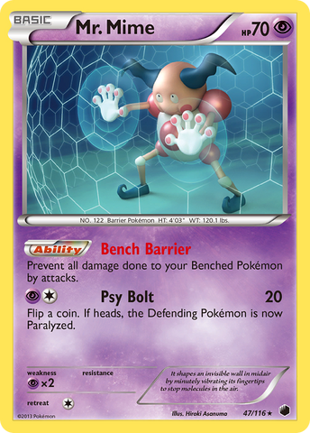 Mr. Mime (47/116) [Black & White: Plasma Freeze] - The Mythic Store | 24h Order Processing