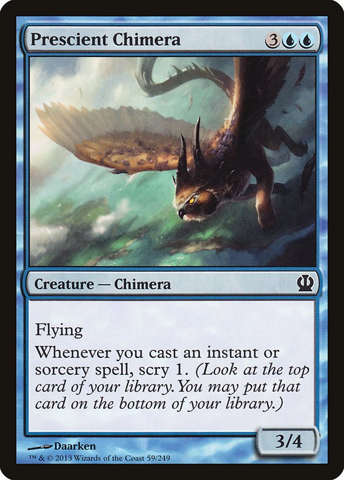 Prescient Chimera [Theros] - The Mythic Store | 24h Order Processing