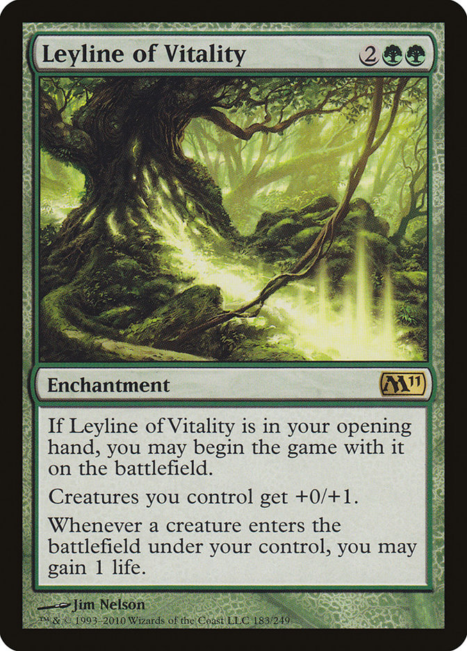 Leyline of Vitality [Magic 2011] - The Mythic Store | 24h Order Processing