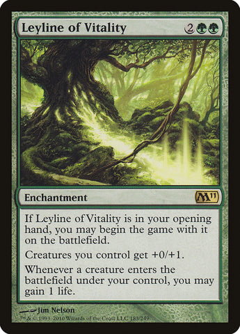Leyline of Vitality [Magic 2011] - The Mythic Store | 24h Order Processing