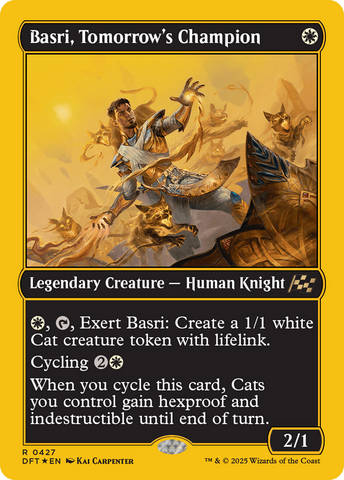 Basri, Tomorrow's Champion (First-Place Foil) [Aetherdrift] - The Mythic Store | 24h Order Processing
