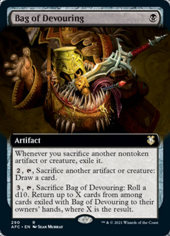 Bag of Devouring (Extended Art) [Dungeons & Dragons: Adventures in the Forgotten Realms Commander] - The Mythic Store | 24h Order Processing