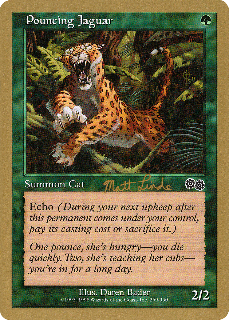 Pouncing Jaguar (Matt Linde) [World Championship Decks 1999] - The Mythic Store | 24h Order Processing