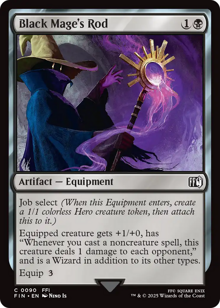 Black Mage's Rod [FINAL FANTASY] - The Mythic Store | 24h Order Processing