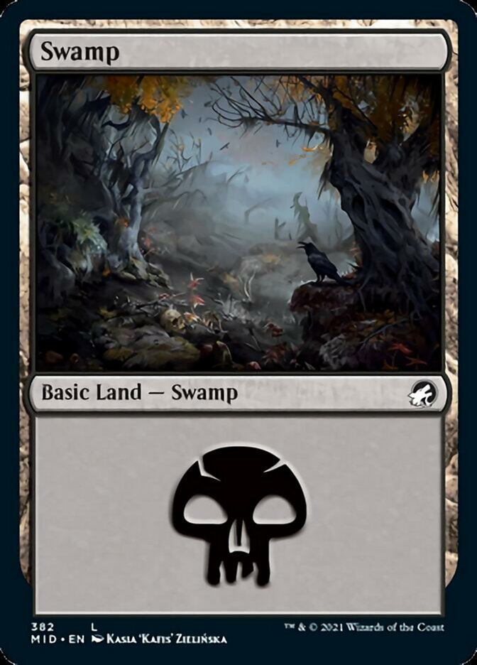 Swamp (382) [Innistrad: Midnight Hunt] - The Mythic Store | 24h Order Processing