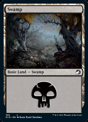 Swamp (382) [Innistrad: Midnight Hunt] - The Mythic Store | 24h Order Processing
