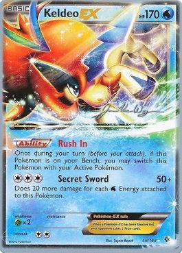 Keldeo EX (49/149) (HonorStoise - Jacob Van Wagner) [World Championships 2015] - The Mythic Store | 24h Order Processing