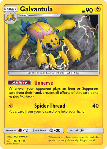 Galvantula (48/181) [Sun & Moon: Team Up] - The Mythic Store | 24h Order Processing