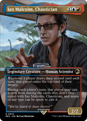 Ian Malcolm, Chaotician (Borderless) [Jurassic World Collection] - The Mythic Store | 24h Order Processing