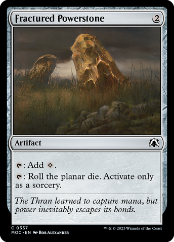 Fractured Powerstone [March of the Machine Commander] - The Mythic Store | 24h Order Processing