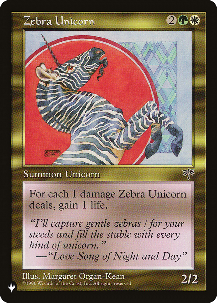 Zebra Unicorn [The List] - The Mythic Store | 24h Order Processing