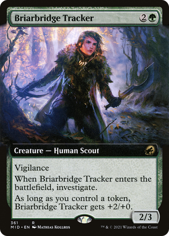 Briarbridge Tracker (Extended Art) [Innistrad: Midnight Hunt] - The Mythic Store | 24h Order Processing