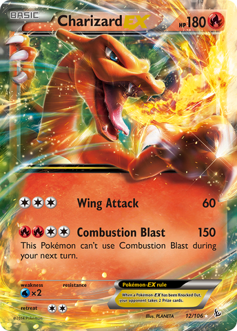 Charizard EX (12/106) [XY: Flashfire] - The Mythic Store | 24h Order Processing
