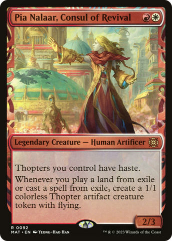 Pia Nalaar, Consul of Revival (Showcase) [March of the Machine: The Aftermath] - The Mythic Store | 24h Order Processing