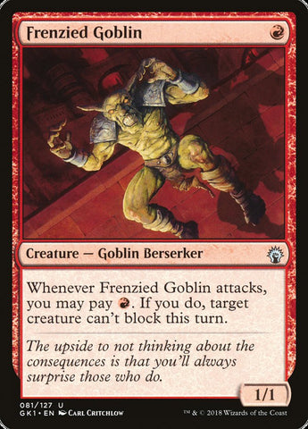 Frenzied Goblin [Guilds of Ravnica Guild Kit] - The Mythic Store | 24h Order Processing
