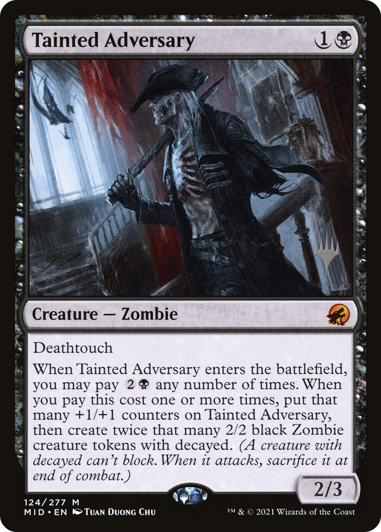 Tainted Adversary (Promo Pack) [Innistrad: Midnight Hunt Promos] - The Mythic Store | 24h Order Processing