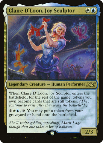 Claire D'Loon, Joy Sculptor (Galaxy Foil) [Unfinity] - The Mythic Store | 24h Order Processing