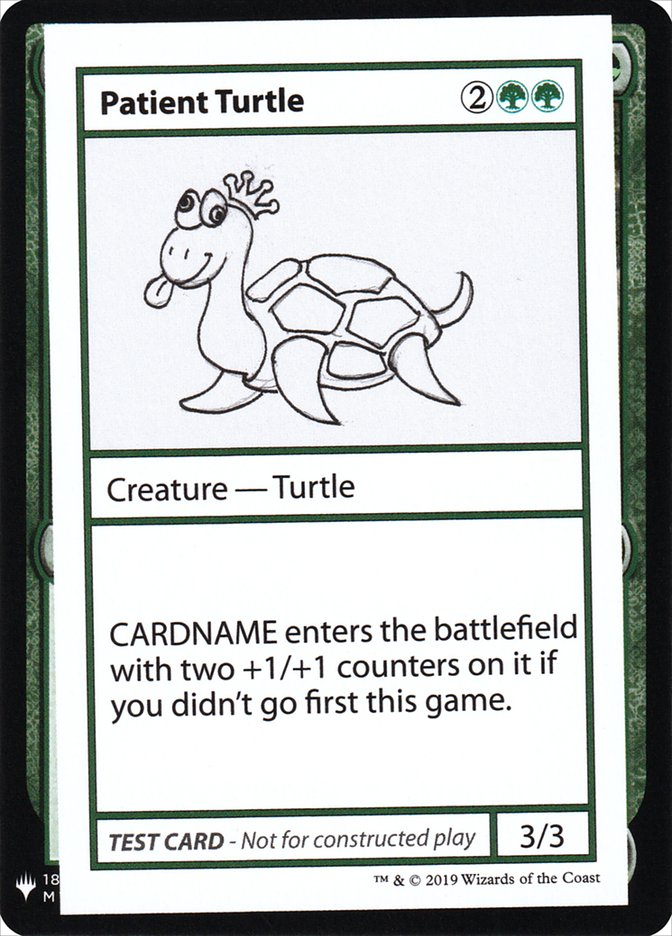 Patient Turtle [Mystery Booster Playtest Cards] - The Mythic Store | 24h Order Processing