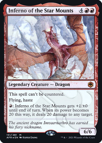 Inferno of the Star Mounts (Ampersand Promo) [Dungeons & Dragons: Adventures in the Forgotten Realms Promos] - The Mythic Store | 24h Order Processing