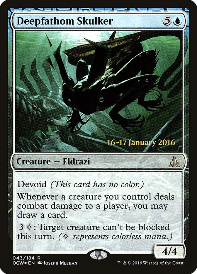 Deepfathom Skulker [Oath of the Gatewatch Prerelease Promos] - The Mythic Store | 24h Order Processing