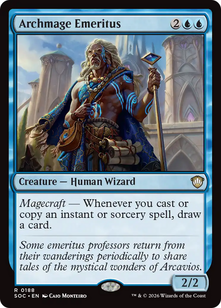 Archmage Emeritus [Secrets of Strixhaven Commander] - The Mythic Store | 24h Order Processing