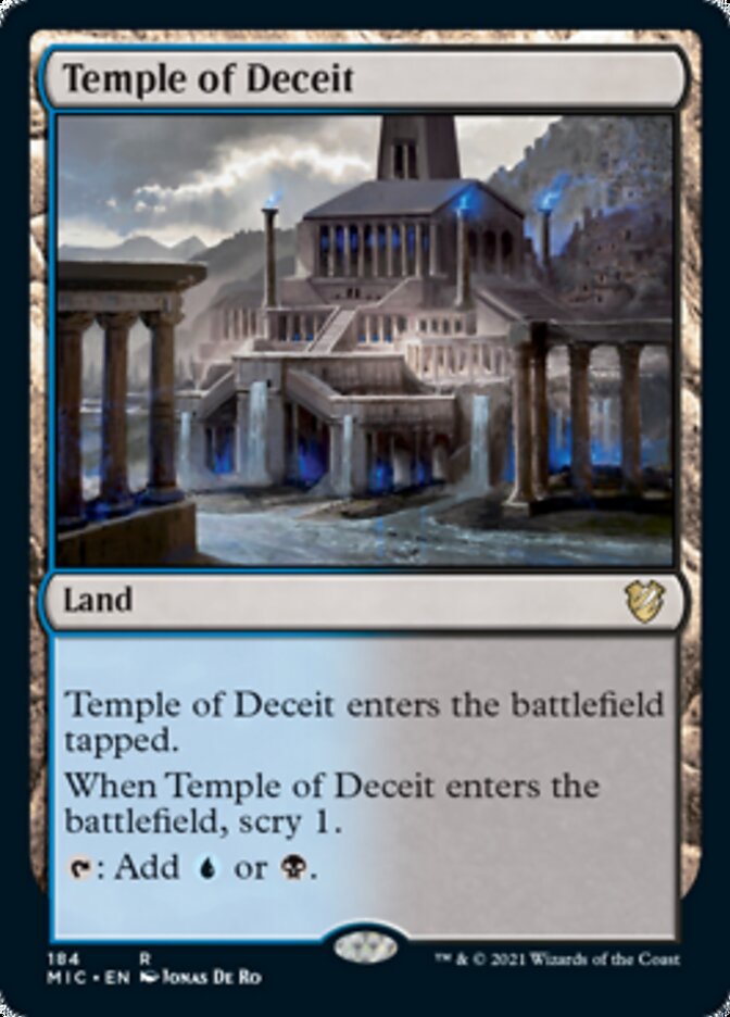 Temple of Deceit [Innistrad: Midnight Hunt Commander] - The Mythic Store | 24h Order Processing