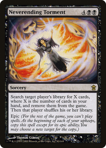 Neverending Torment [Saviors of Kamigawa] - The Mythic Store | 24h Order Processing