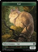 Elemental // Cat Double-Sided Token [Bloomburrow Commander Tokens] - The Mythic Store | 24h Order Processing