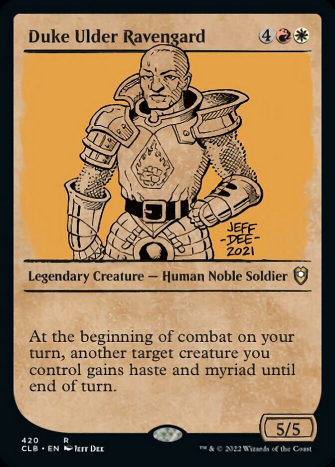 Duke Ulder Ravengard (Showcase) [Commander Legends: Battle for Baldur's Gate] - The Mythic Store | 24h Order Processing